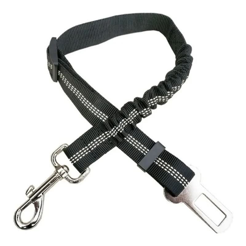Dog Car Safety Belt Adjustable Nylon With Shock Absorber