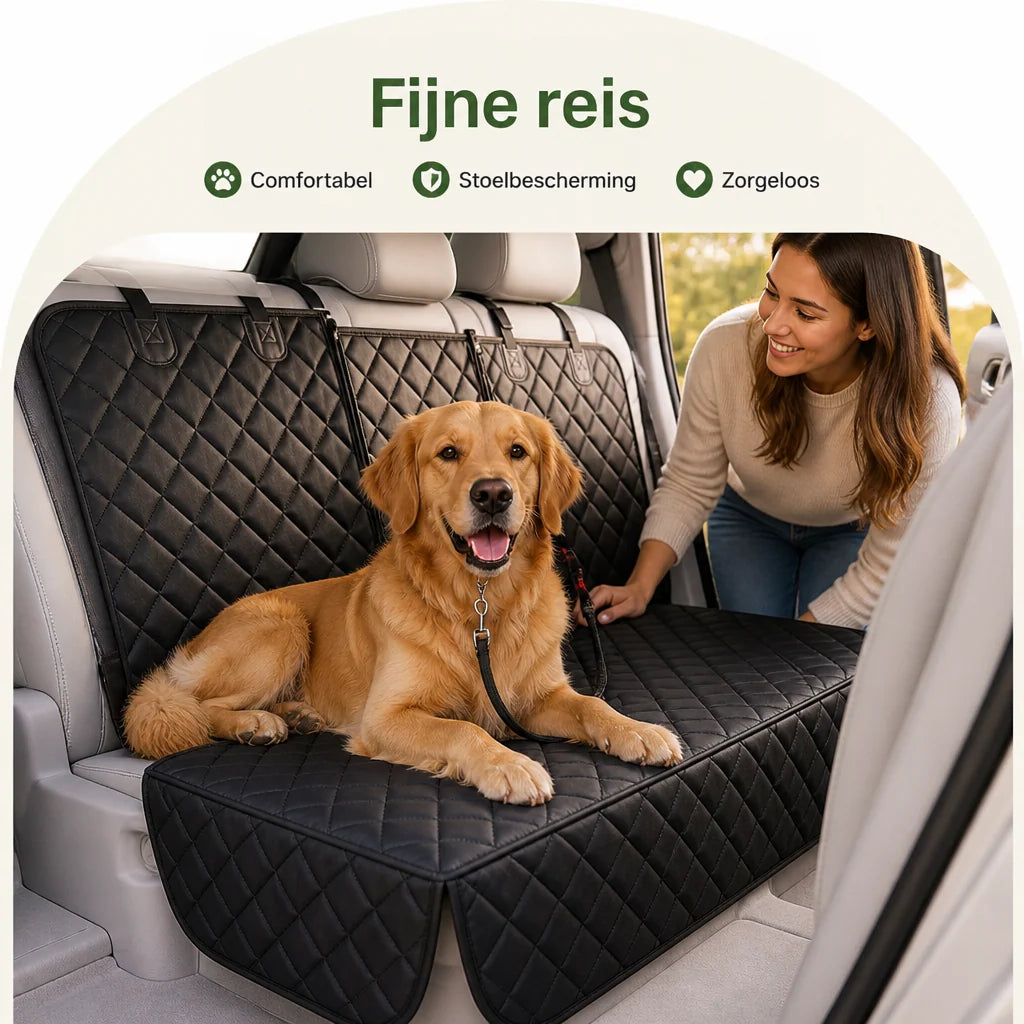 Dog Car Seat Cover Waterproof Full Coverage Dirt-Resistant
