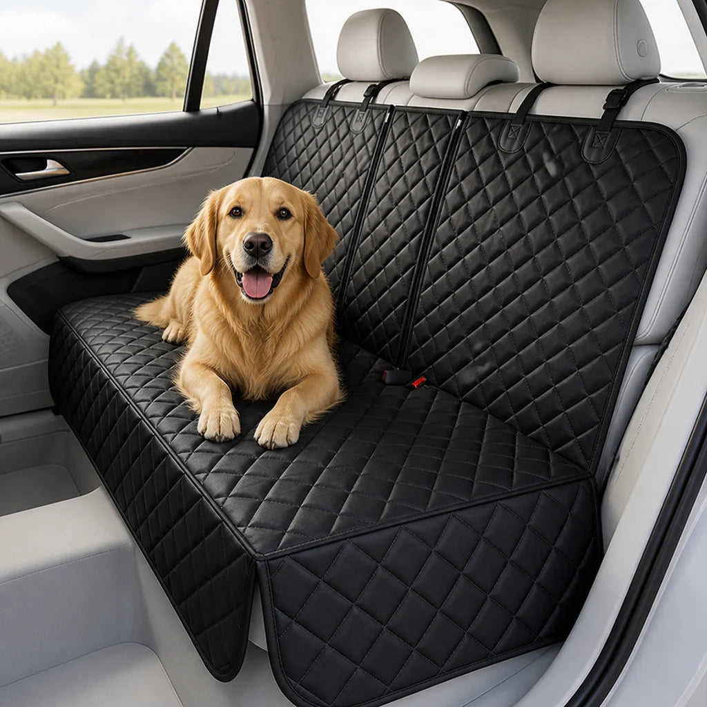 Dog Car Seat Cover Waterproof Full Coverage Dirt-Resistant