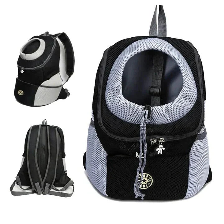 Dog Carrier Backpack Mesh Ventilation Interior Safety Hook