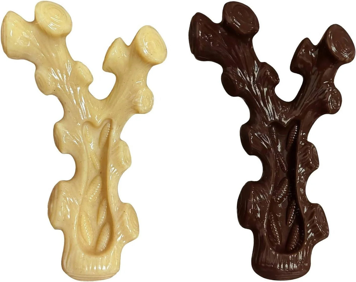 Dog Chew Toys Heavy-Duty Nylon Textured Grooves 2-Pack