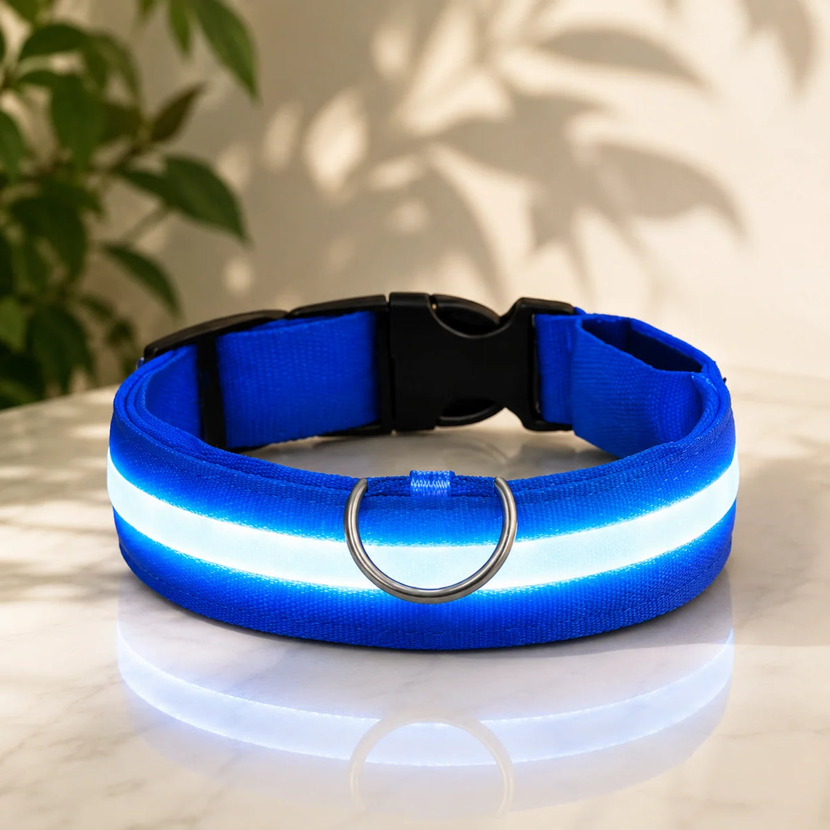 Dog Collar Rechargeable LED Water-Resistant Three Light Modes