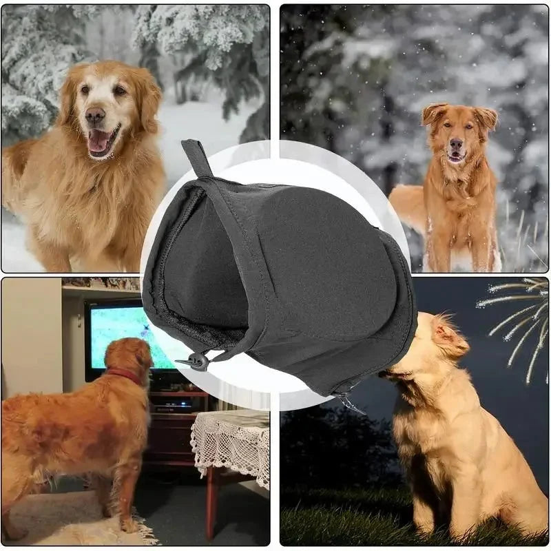 Dog Ear Protectors Noise-Reducing Breathable Polyester S-XL