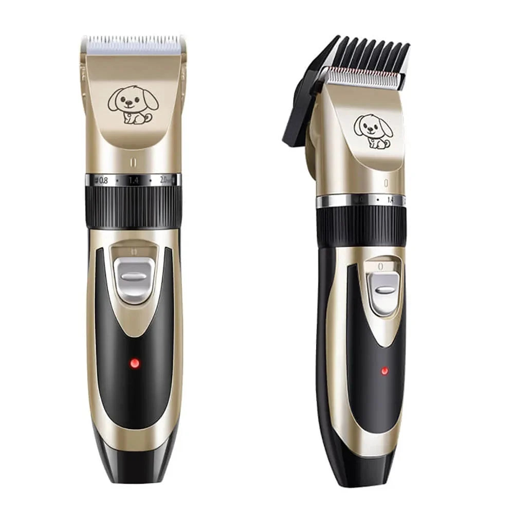 Dog Grooming Trimmer Quiet Cordless Rechargeable With Guide Combs