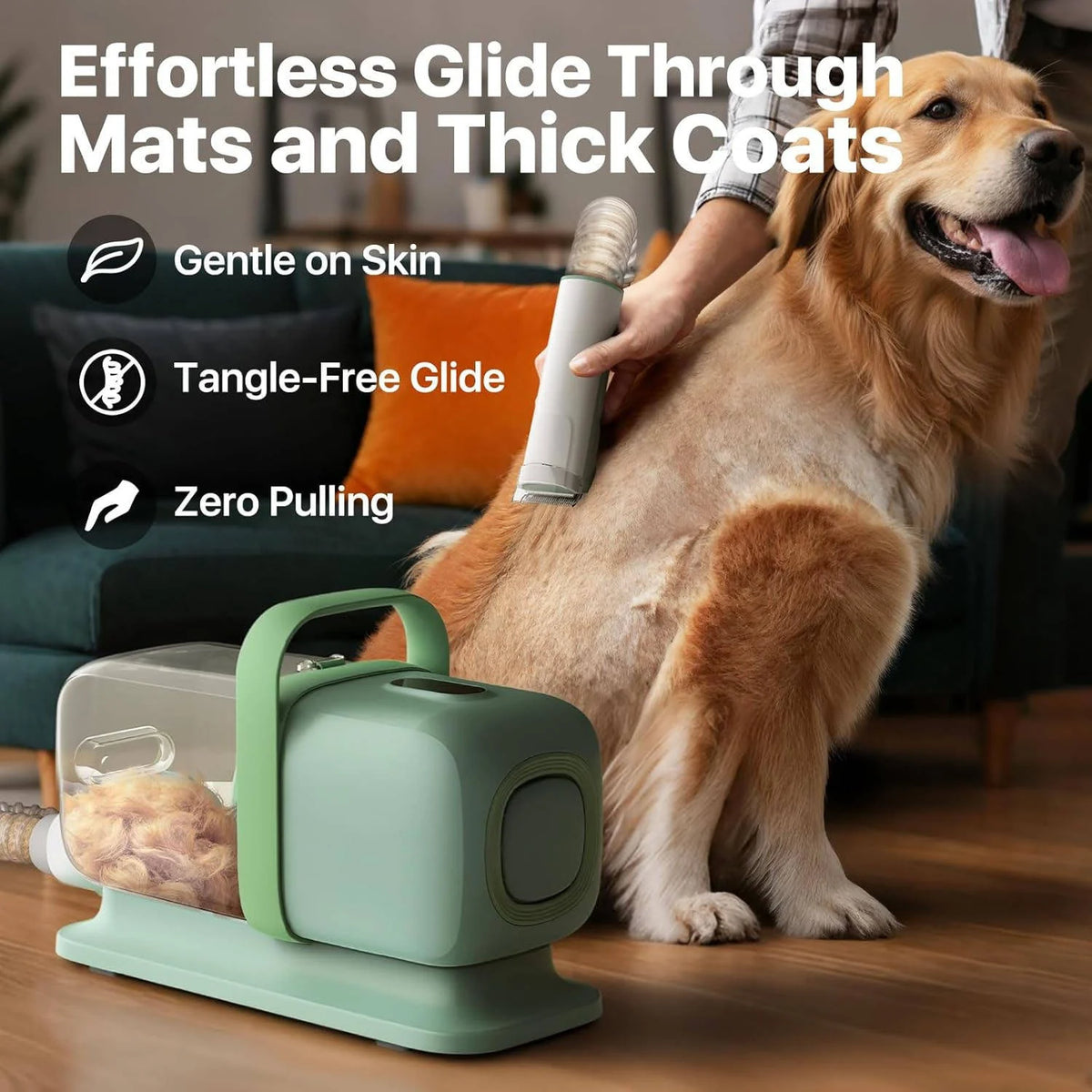 Dog Grooming Vacuum Large Dustbin & 3-Level Suction