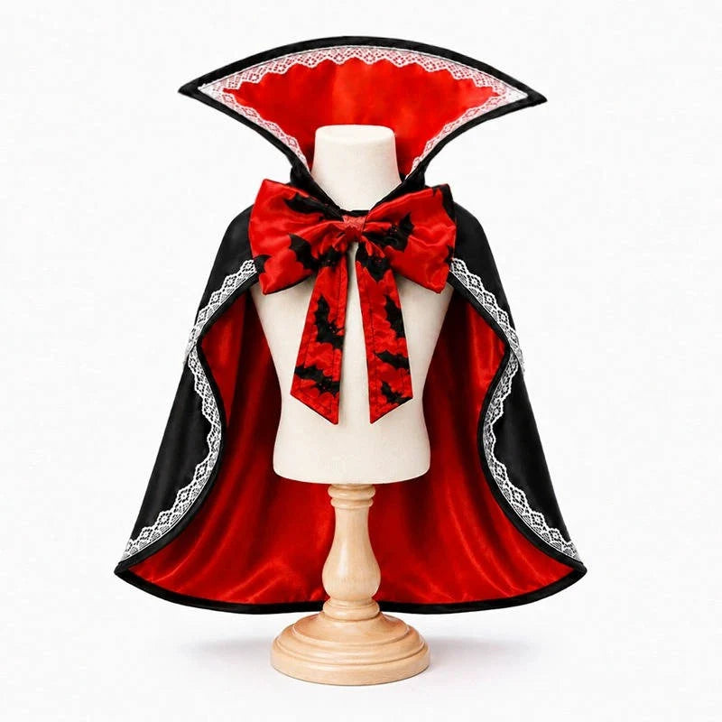 Dog Halloween Cape Vampire Design Adjustable Straps