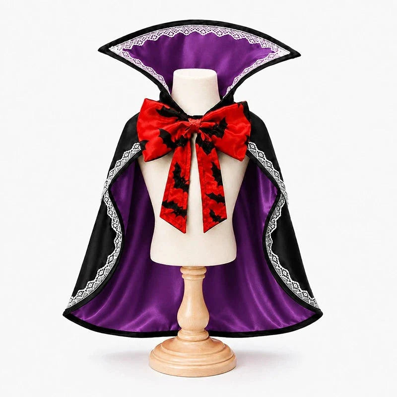 Dog Halloween Cape Vampire Design Adjustable Straps