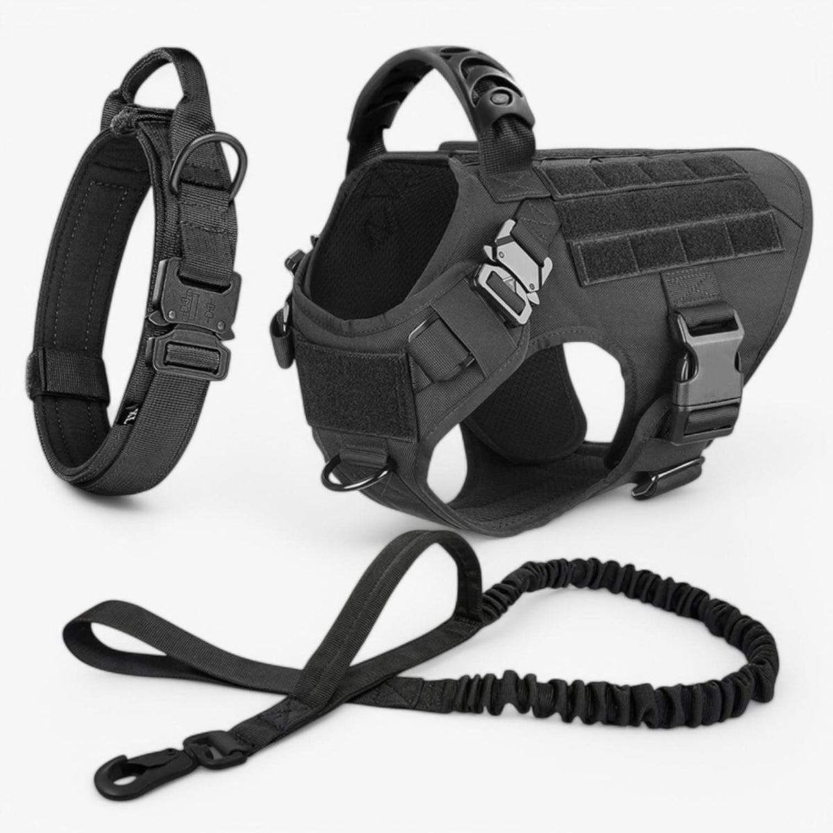 Dog Harness Adjustable Mesh Vest Reflective With Control Handle