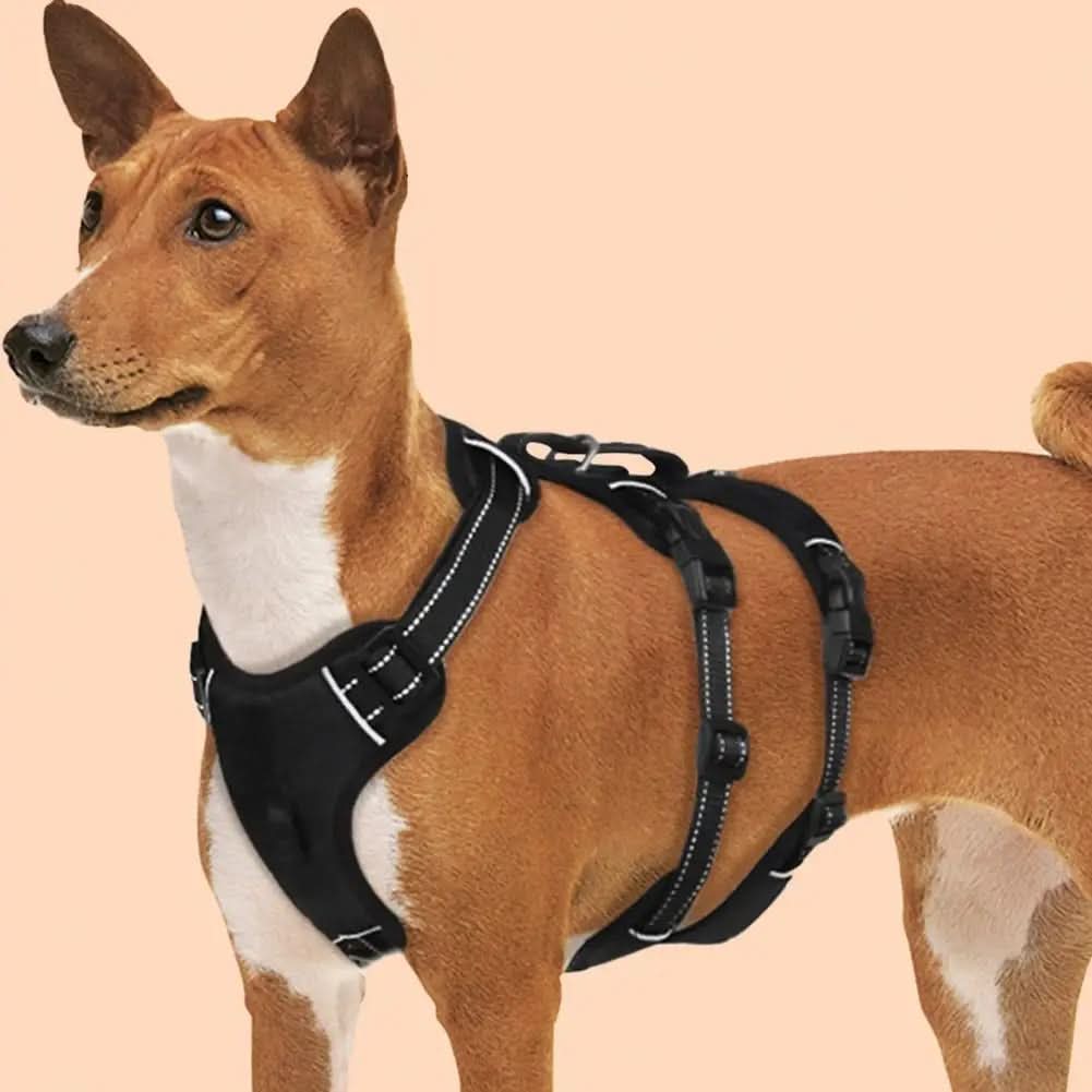 Dog Harness No-Pull Front Clip Reflective Adjustable Fit