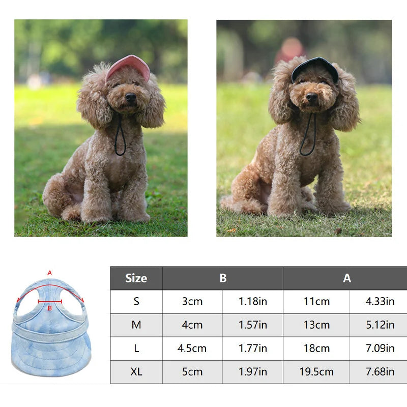 Dog Hat Adjustable Sun Visor Sun Protection