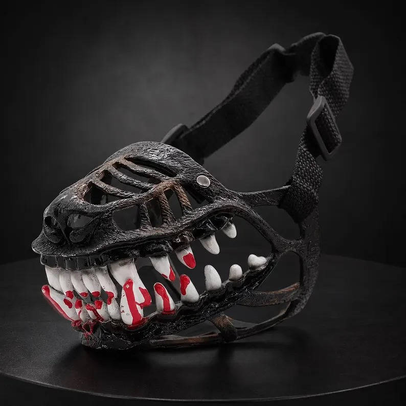 Dog Muzzle Silicone Open Frame Basket Adjustable Strap