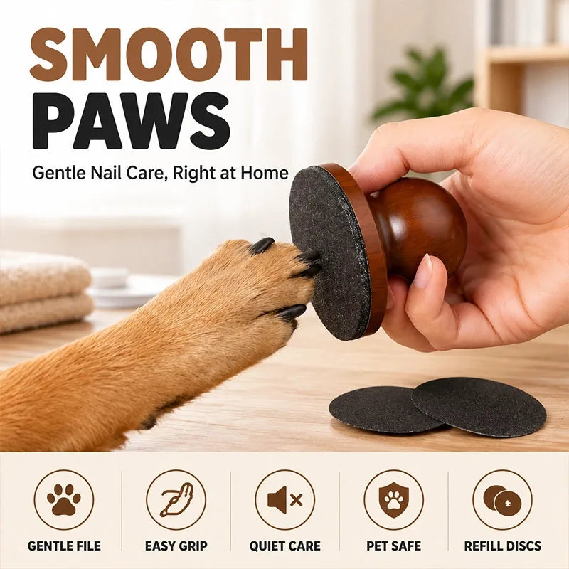 Dog Nail File Boards Quiet Manual Filing Set of 2