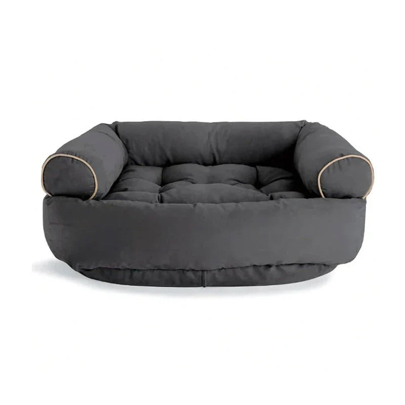 Dog Sofa Bed Orthopedic Pressure-Relieving Raised Sides Machine-Washable