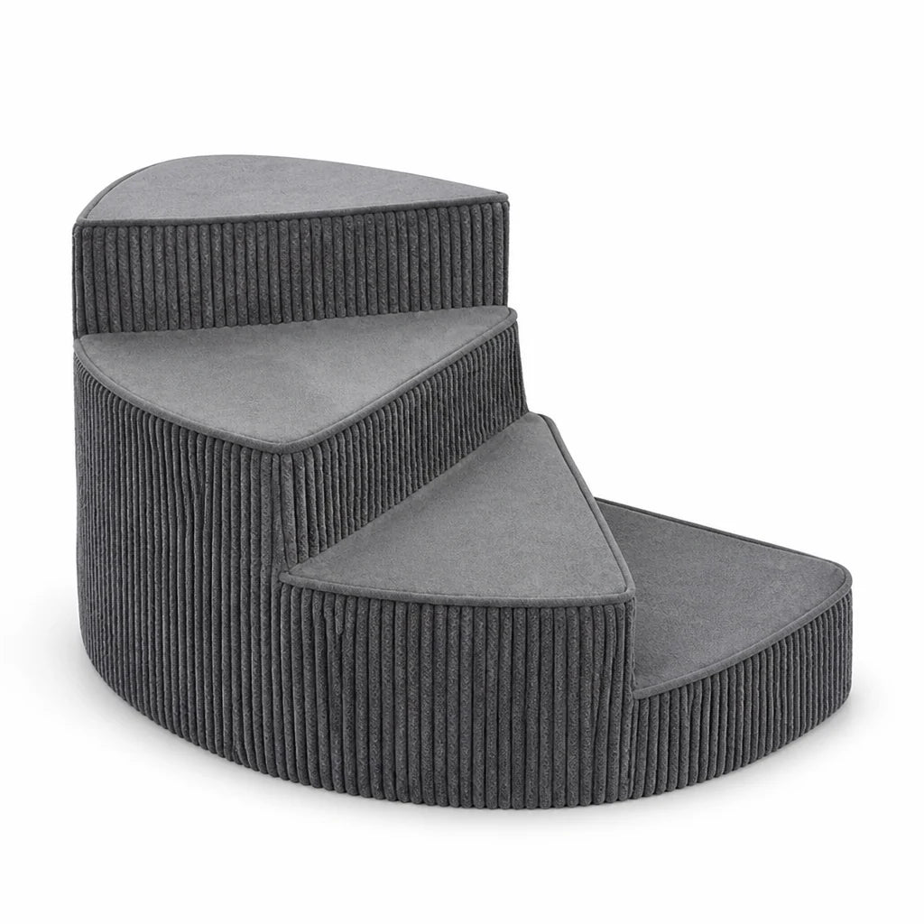 Dog Stairs Orthopedic Foam Non-Slip Compact Spiral Shape