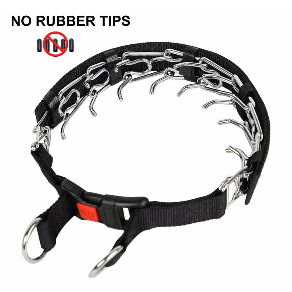 Dog Training Collar Nylon Quick-Release & Rust-Resistant D-Ring