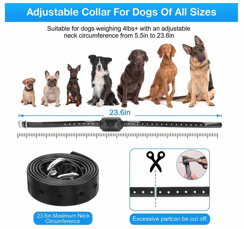 Dog Training Collar Wireless 656 Ft Waterproof