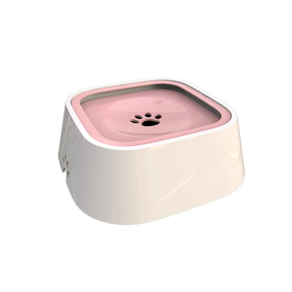 Dog Water Bowl Floating Disk & Non-Slip Base