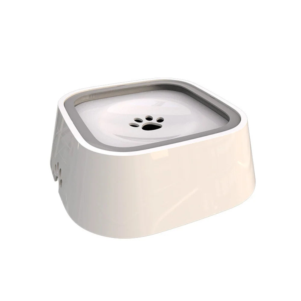 Dog Water Bowl Floating Disk & Non-Slip Base
