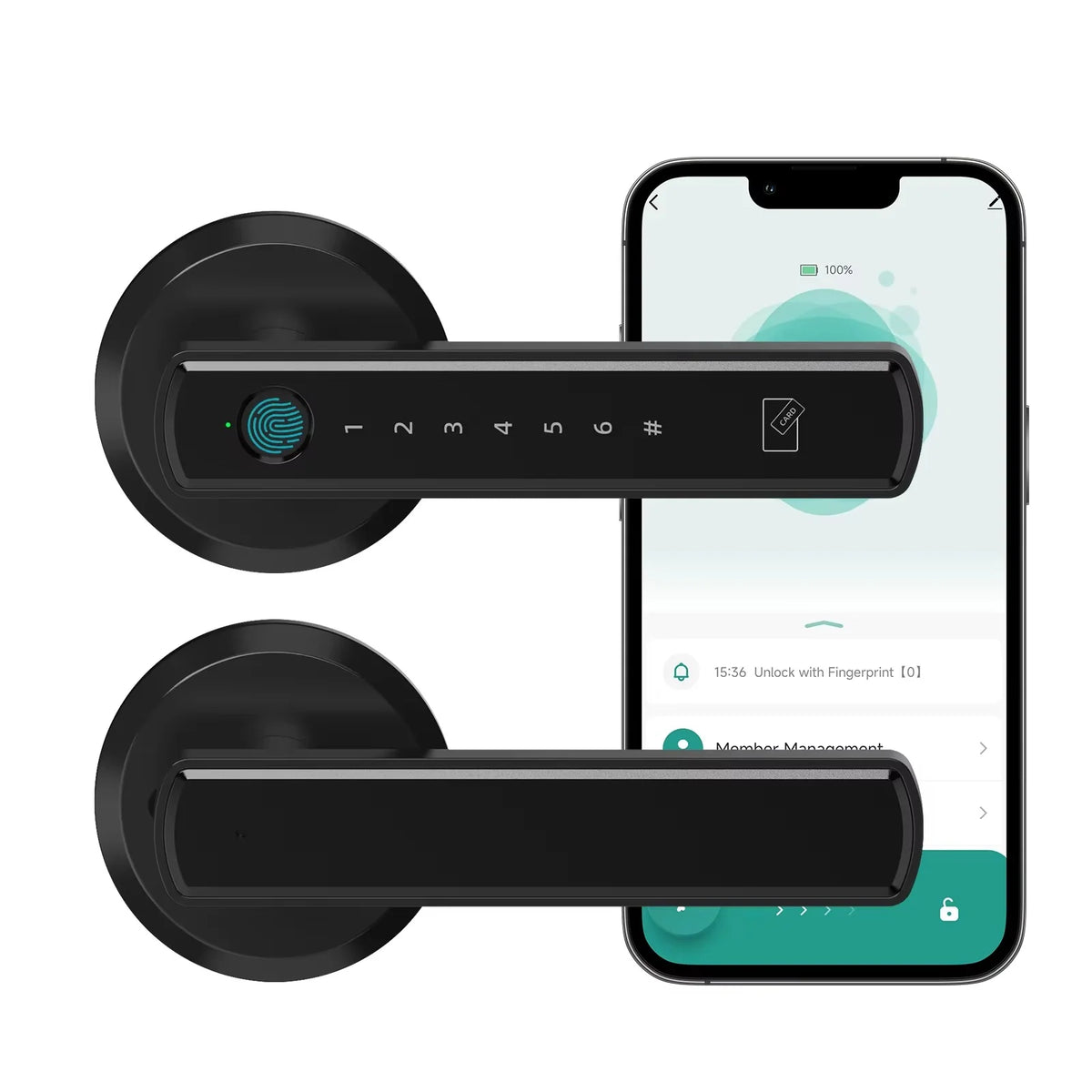 Door Lock Fingerprint & Touch Keypad