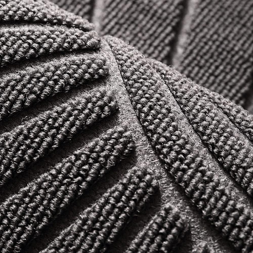 Door Mat Semi-Circular Dense Pile Non-Slip Rubber Base