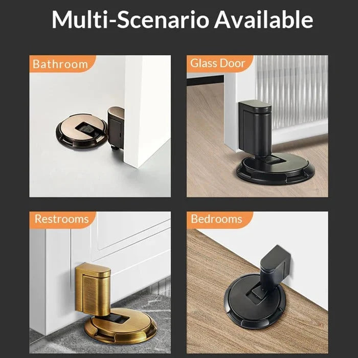 Door Stopper Adjustable 0.98 Inch Adhesive & Screw Mount
