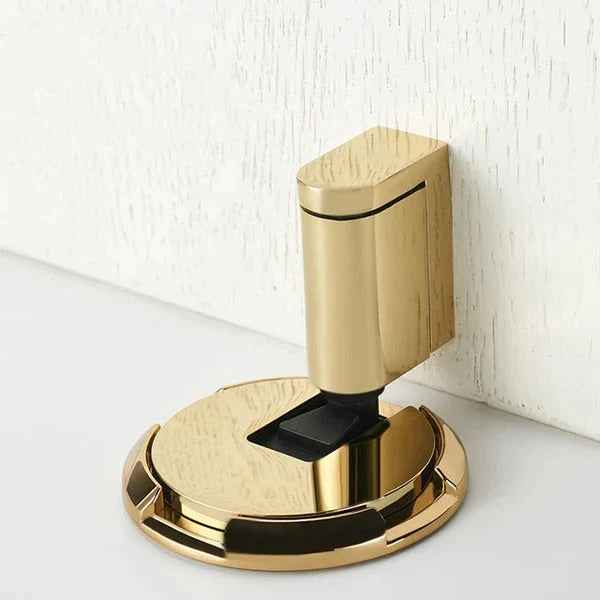 Door Stopper Adjustable Locking Zinc Alloy Dual Mount
