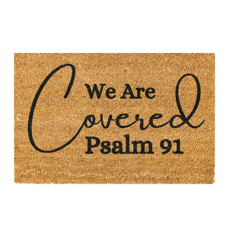 Doormat Coir Fiber Non-Slip Backing Halloween Design