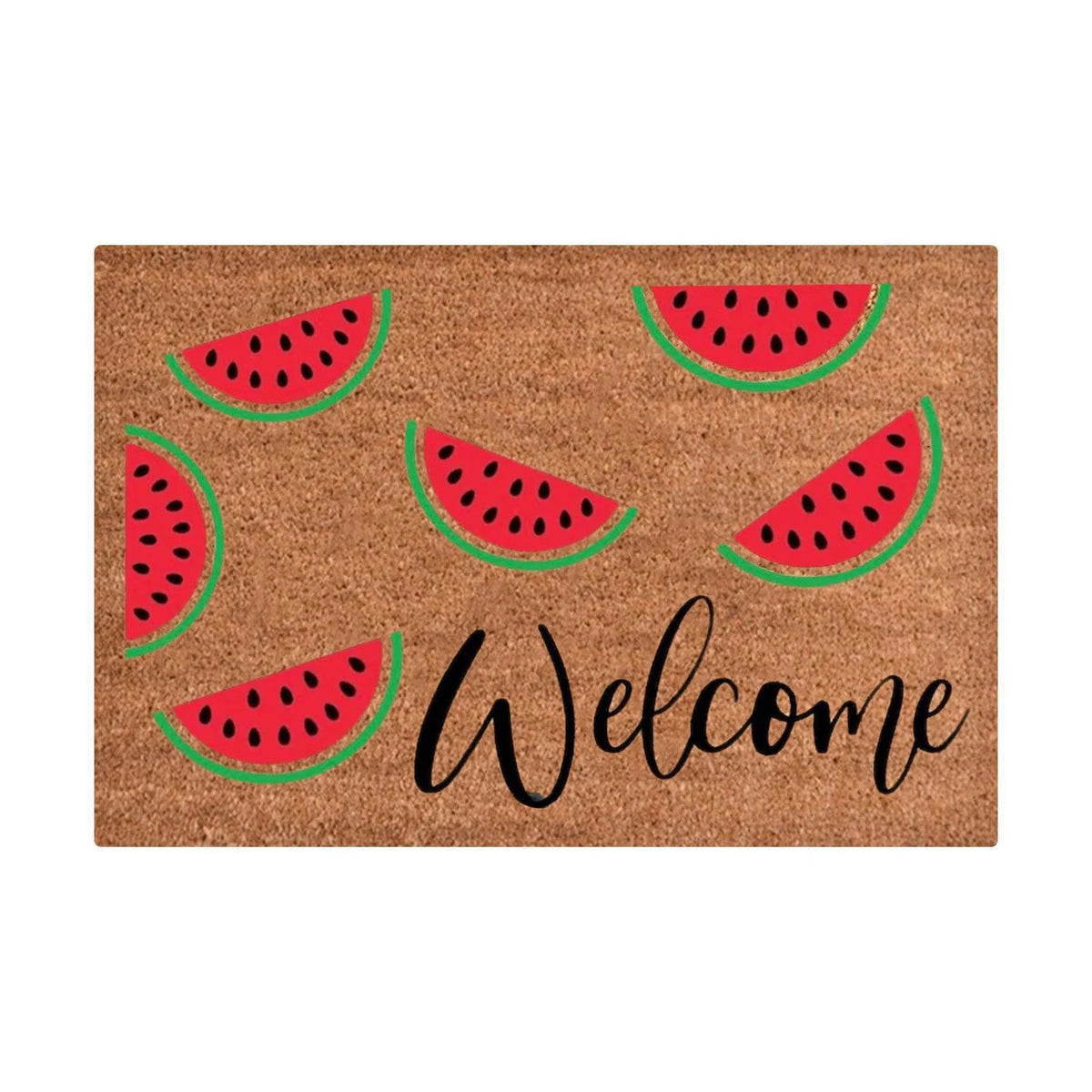 Doormat Coir Fiber Non-Slip Backing Halloween Design