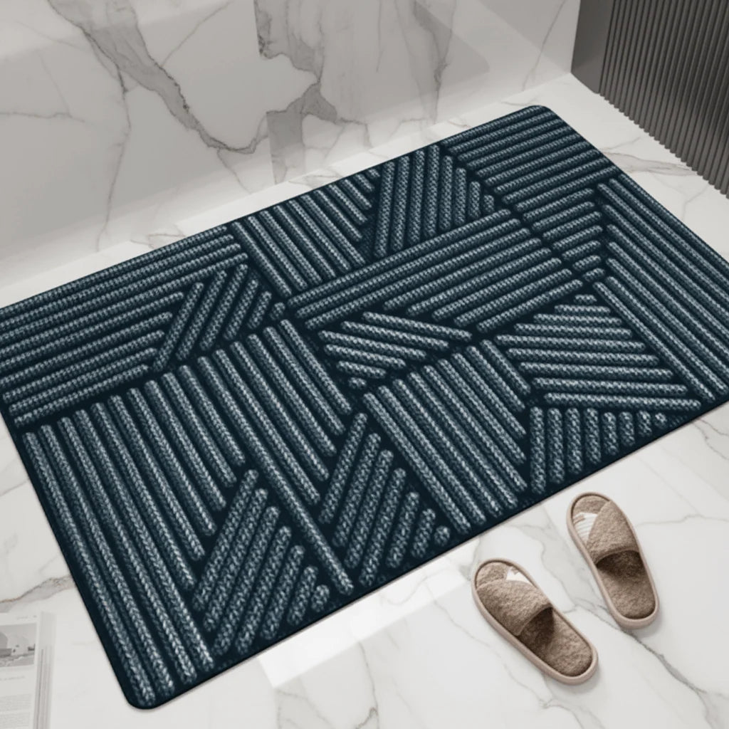 Doormat Dirt & Moisture Absorbing Non-Slip Rubber Backing