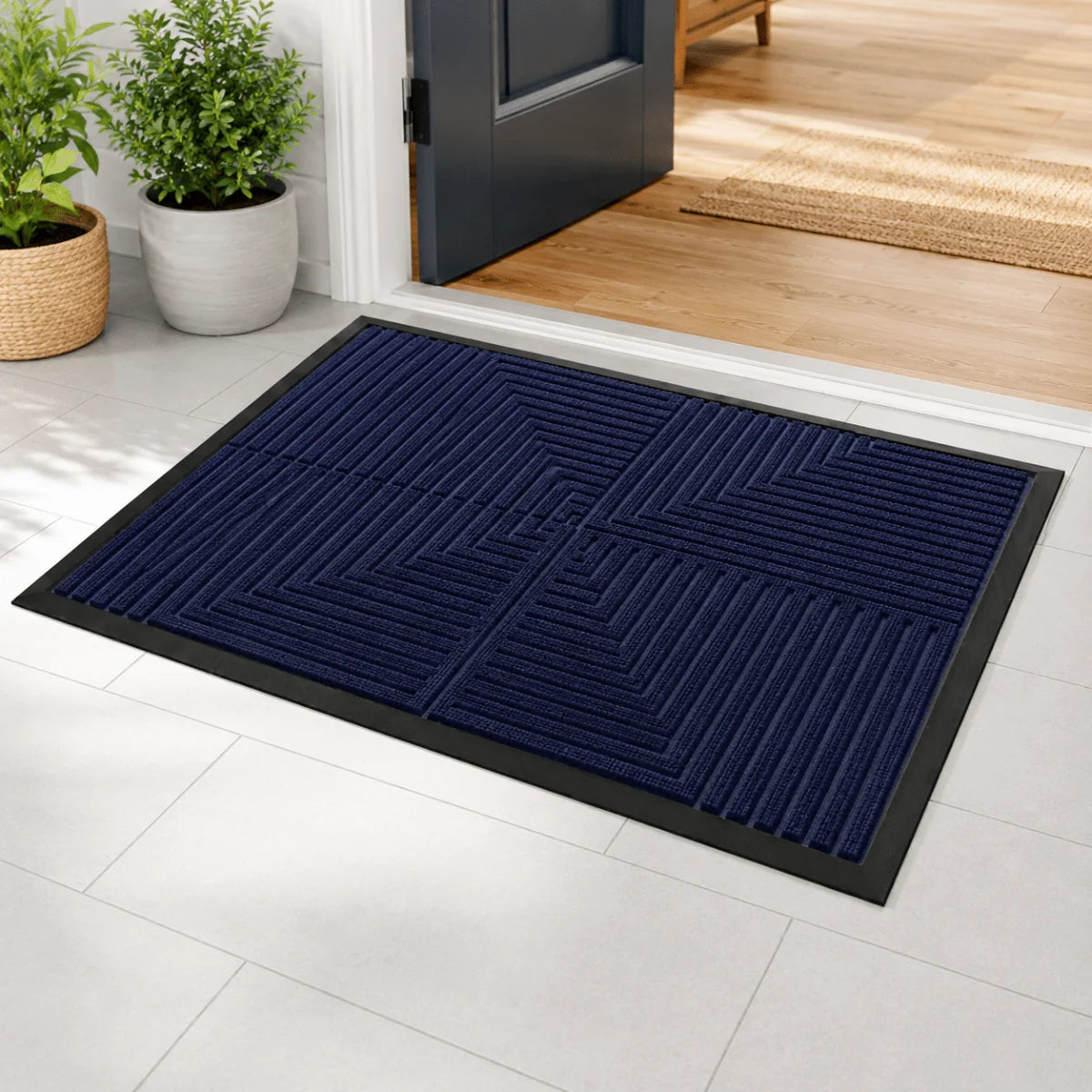 Doormat Dirt-Trapping Texture Non-Slip Waterproof Backing