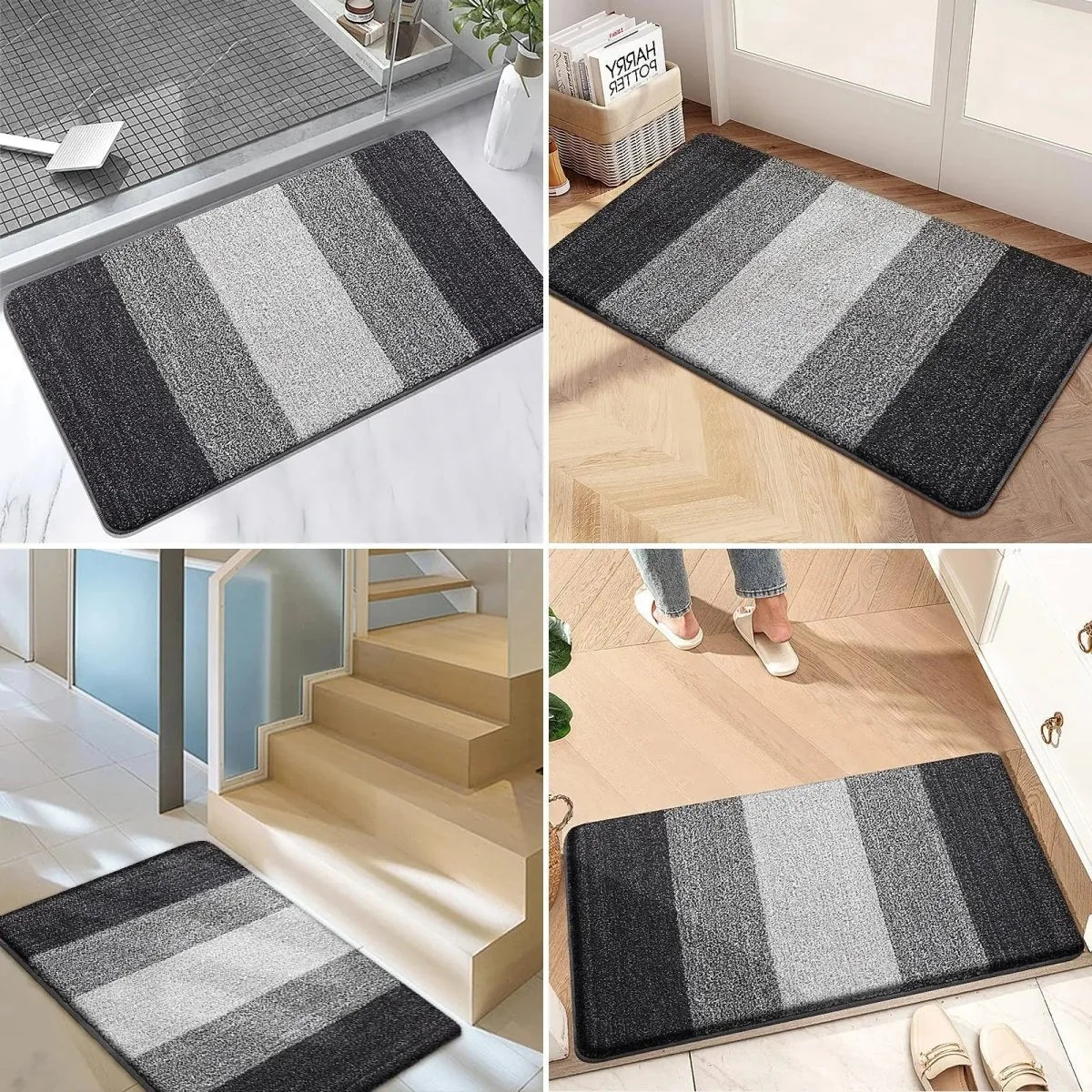 Doormat Water-Repellent Non-Slip Machine-Washable