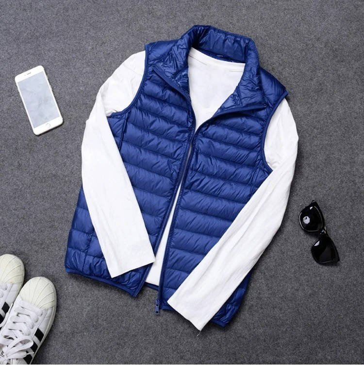 Down Vest Packable Water-Resistant