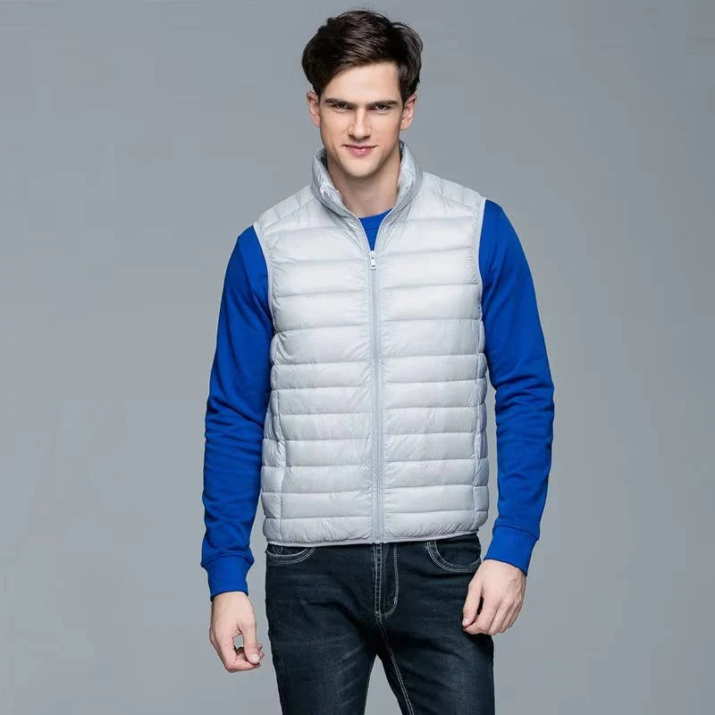 Down Vest Packable Water-Resistant