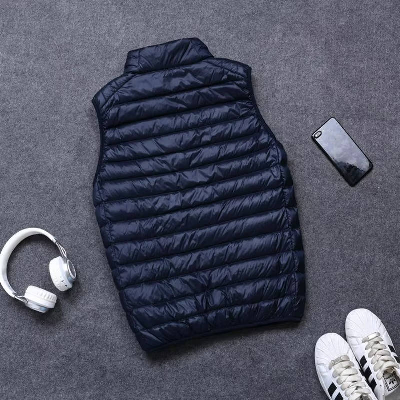 Down Vest Packable Water-Resistant
