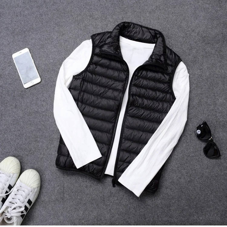 Down Vest Packable Water-Resistant