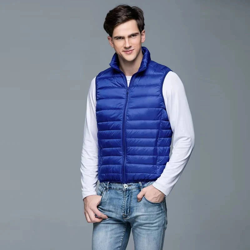 Down Vest Packable Water-Resistant