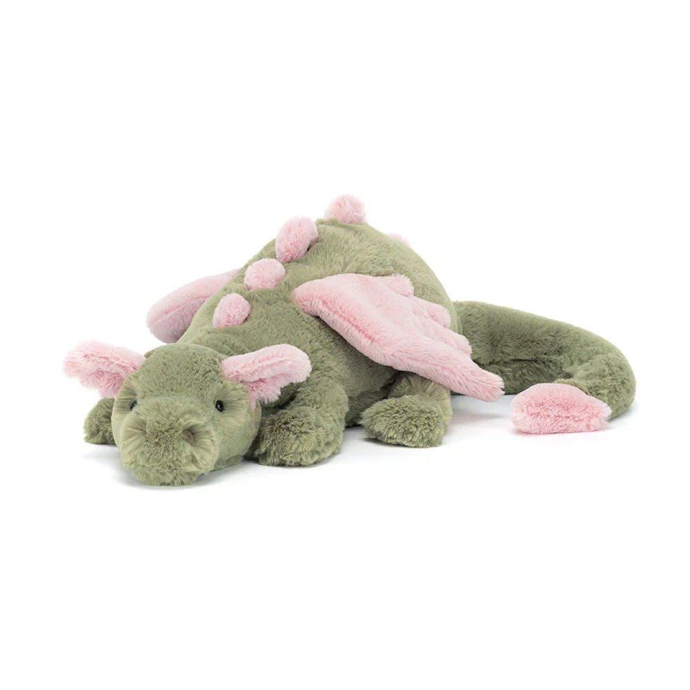 Dragon Plush Toy Soft Fabric Winged Design Hand-Washable