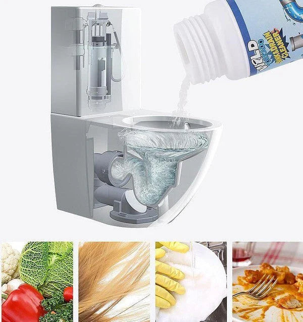 Drain Opener High-Density pH-Modifying Formula Septic-Safe & Odorless