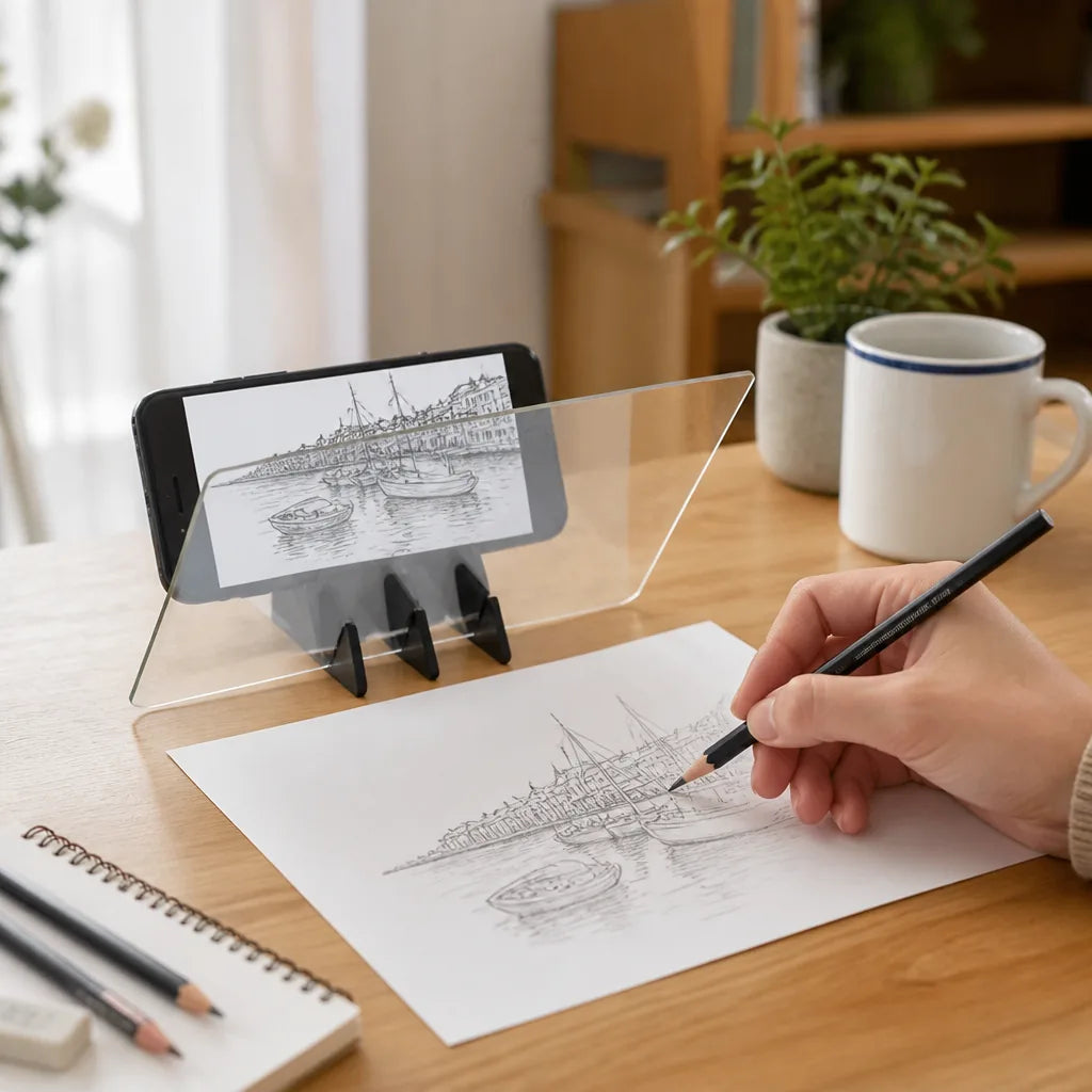 Drawing Projector Phone & Tablet Battery-Free
