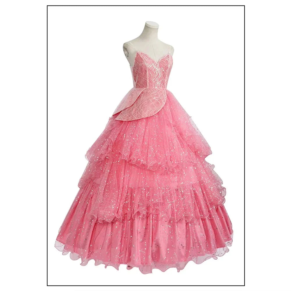 Dress Fitted Bodice & Layered Skirt Sparkling Accents
