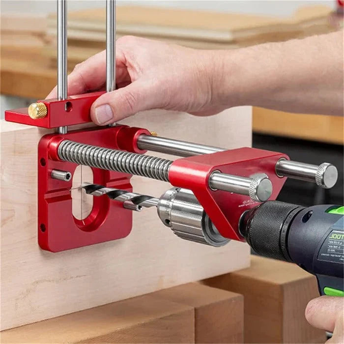 Drill Guide Adjustable 90° Precision 2 Inch Capacity