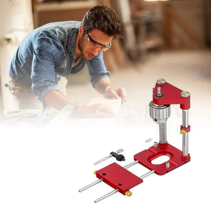 Drill Guide Adjustable 90° Precision 2 Inch Capacity