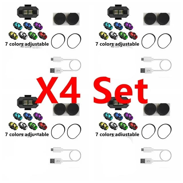 Drone Strobe Light Multicolor Flashing USB Rechargeable