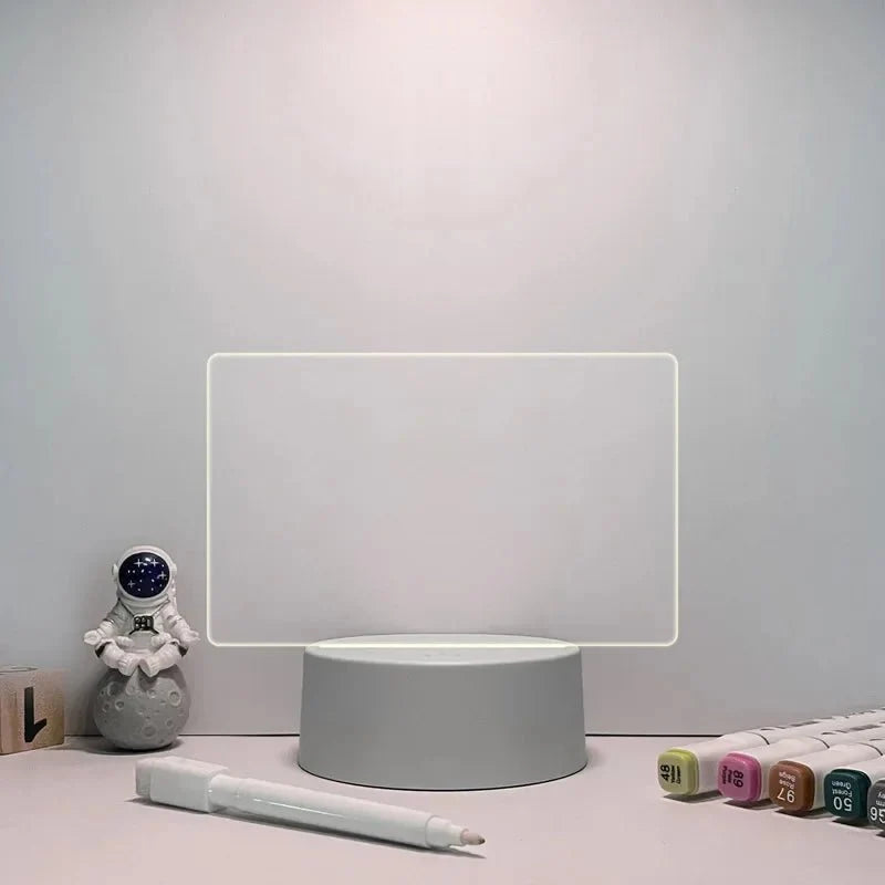 Dry-Erase Sign Warm LED USB-Powered