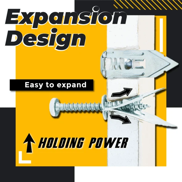 Drywall Anchors and Screws Self-Drilling Zinc-Plated Steel
