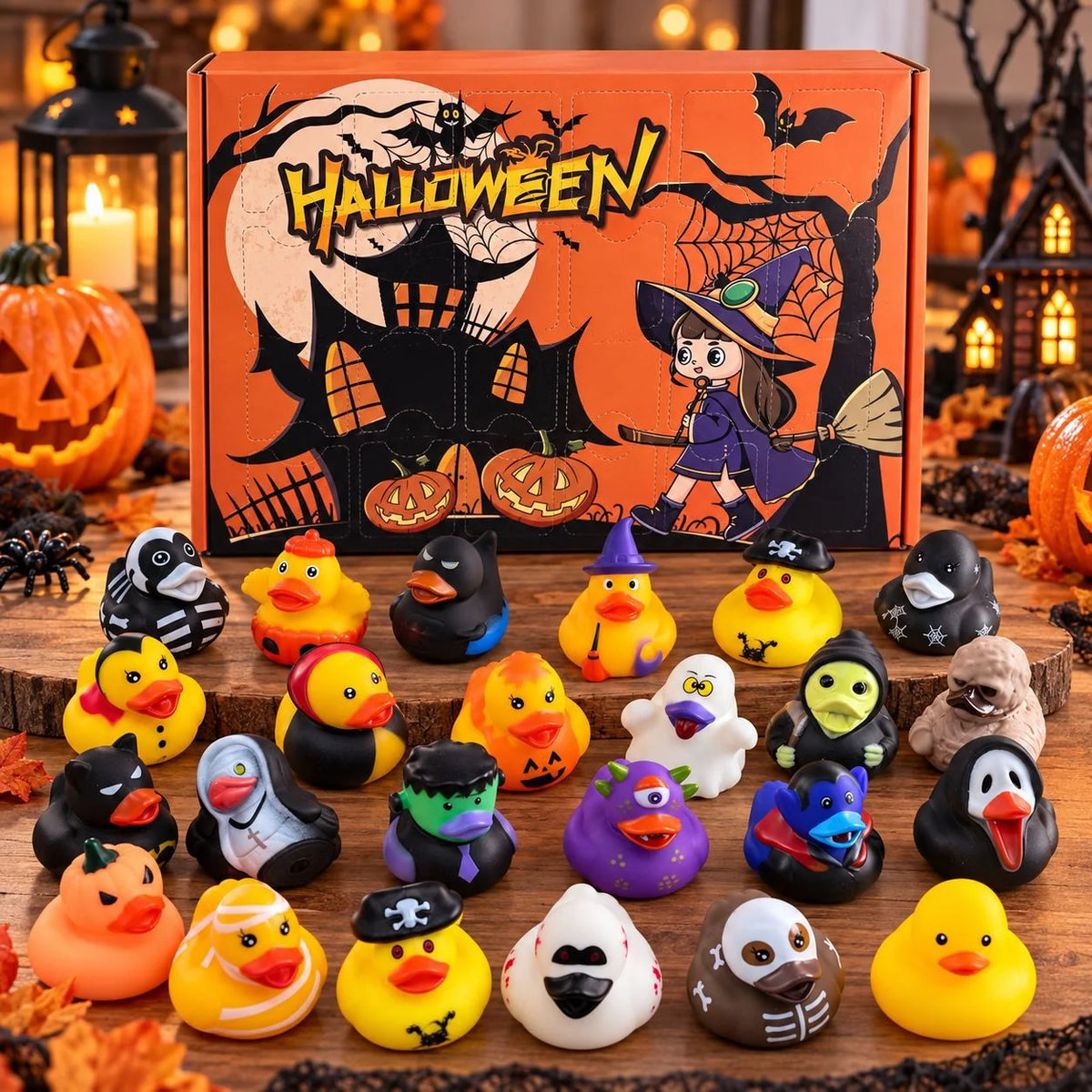 Duck Toy Advent Calendar 24 Vinyl Figures