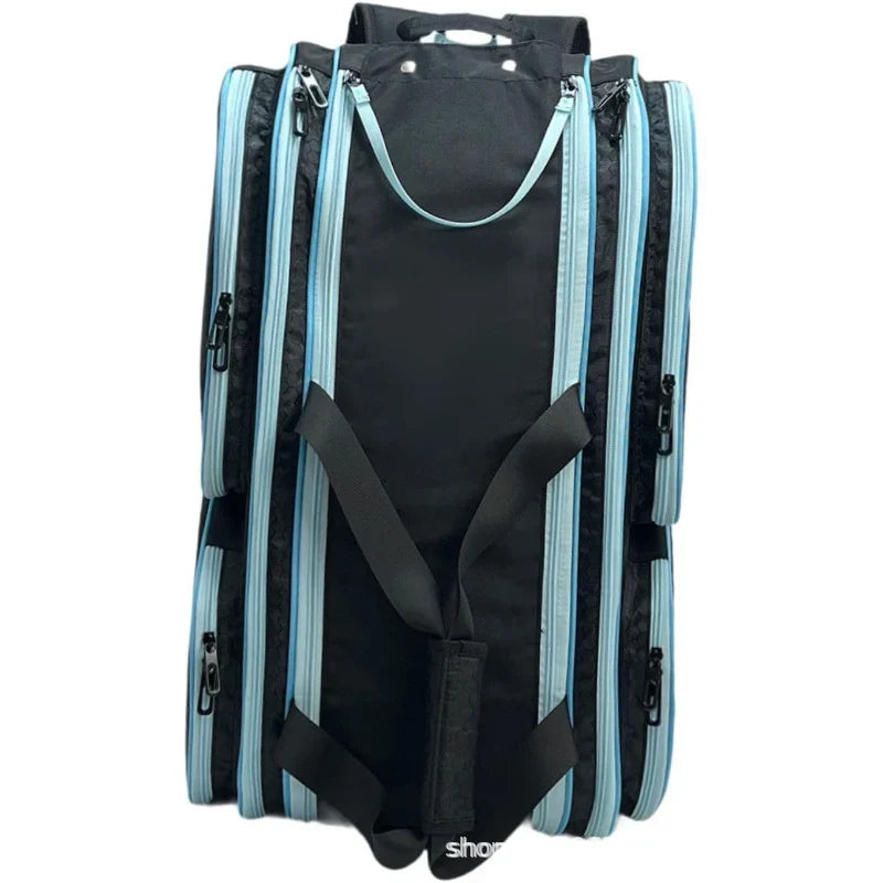 Duffel Bag Multi-Compartment Water-Resistant Polyester Padded Shoulder Strap