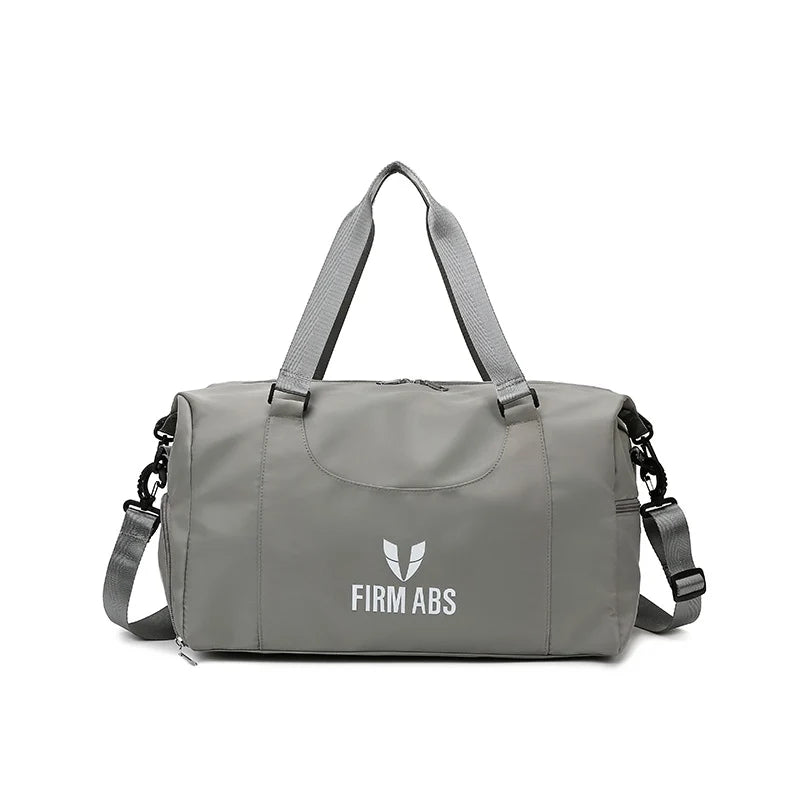 Duffel Bag Recycled Fabric Multiple Compartments Padded Strap
