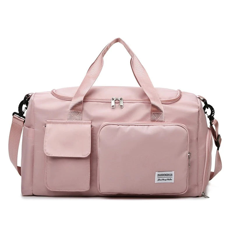 Duffel Bag Separate Shoe Compartment Water-Repellent Design