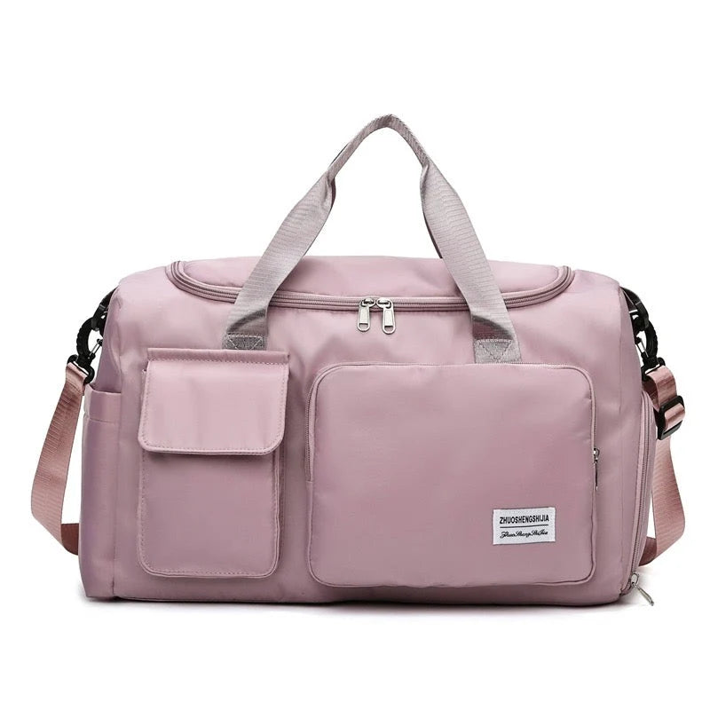 Duffel Bag Separate Shoe Compartment Water-Repellent Design